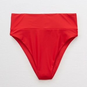 Aerie high cut cheeky bikini bottom
